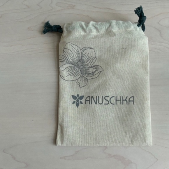 New Anuschka Light Blue Floral Genuine Leather Bag & Zippered Wallet 2 Piece Set - Picture 4 of 16